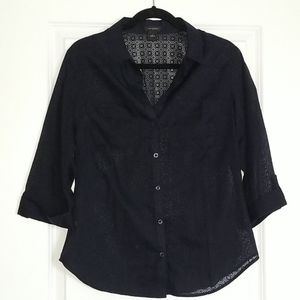 Ann Taylor Patterned Blouse